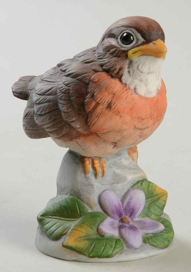 Sadek Bird Figurines Baby Robin - No Box by Sadek-1