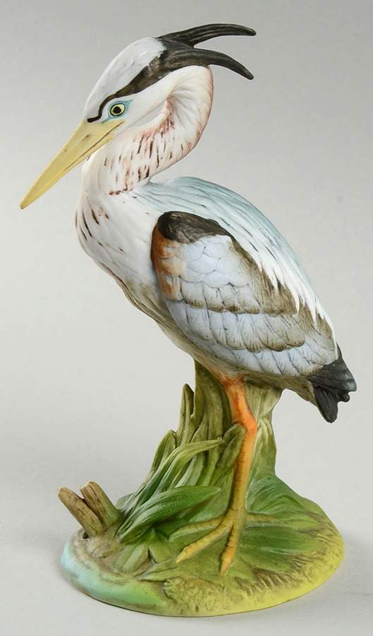 Sadek Bird Figurines Blue Heron - No Box by Sadek-1