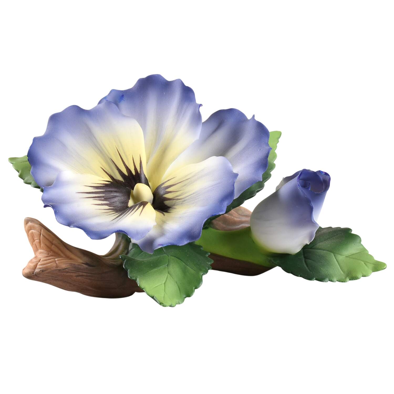 Sadek Flower Figurines Blue Pansy - No Box by Sadek-1