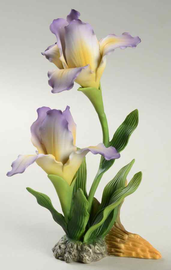 Sadek Flower Figurines Purple Iris - Boxed by Sadek-1