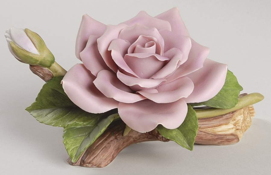 Sadek Flower Figurines Pink Rose - Boxed by Sadek-1