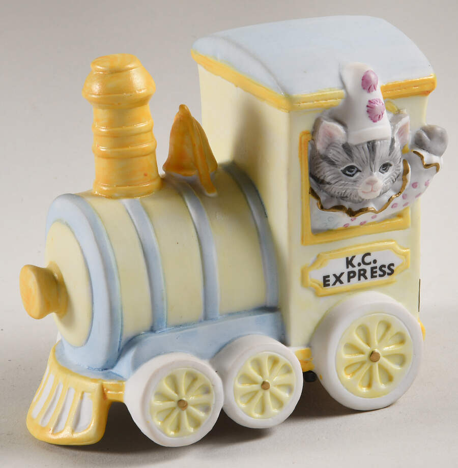 Kitty Cucumber K.C. Express Cat Train-Music  - Boxed by Schmid-1