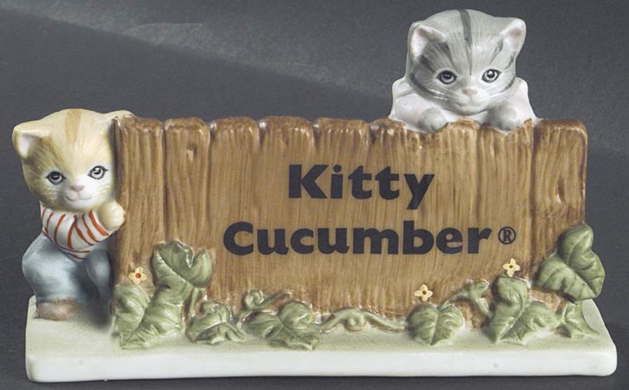 Kitty Cucumber Kitty Cucumber Display Sign - No Box by Schmid-1