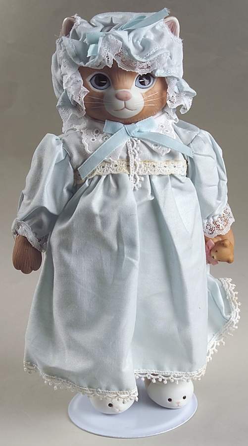 Kitty Cucumber Ginger Doll In Nightgown - No Box by Schmid-1