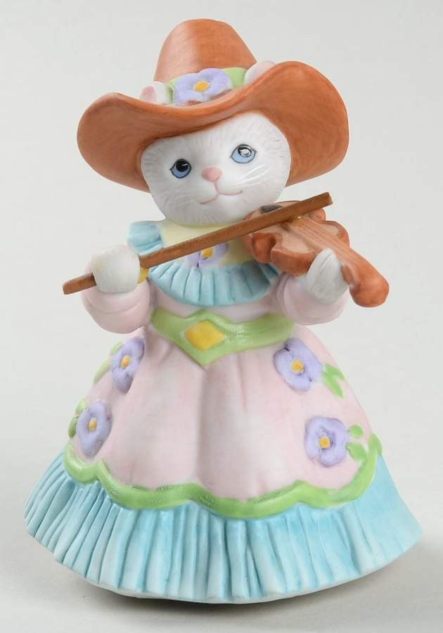 Kitty Cucumber Hoe Down-Miss Fish Playing Fiddle - Boxed by Schmid-1