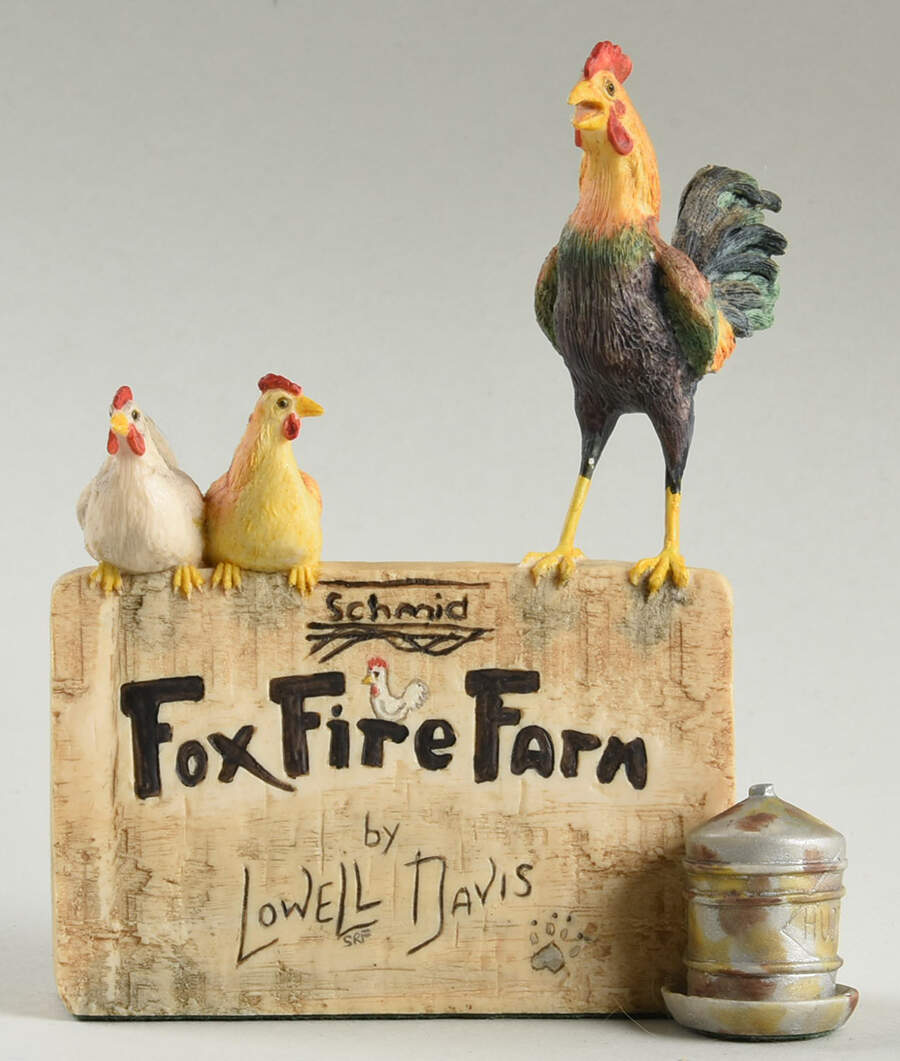 R.F.D. America Fox Fire Farm Counter Sign - No Box 159 by Schmid-1