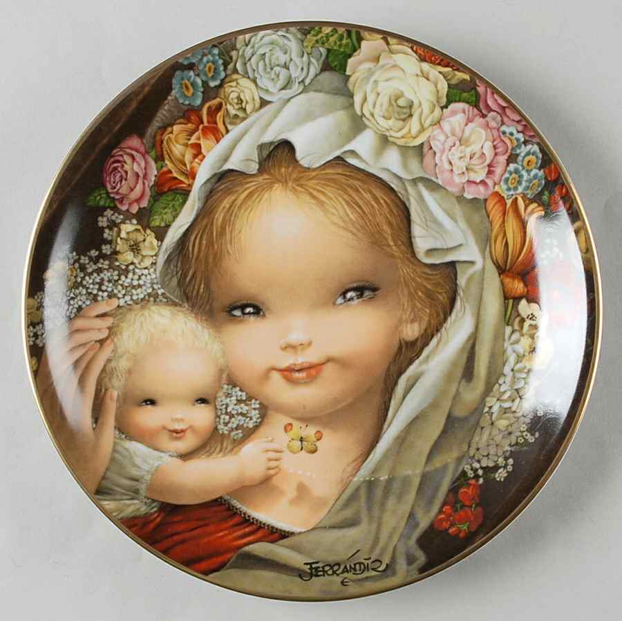 Mother and Child Floral Mother And Child - No Box by Schmid-1