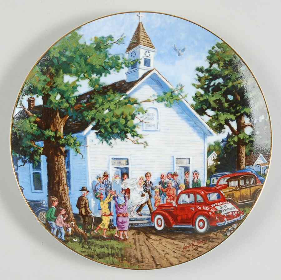 Red Oak Sampler Country Wedding - Boxed by Schmid-1