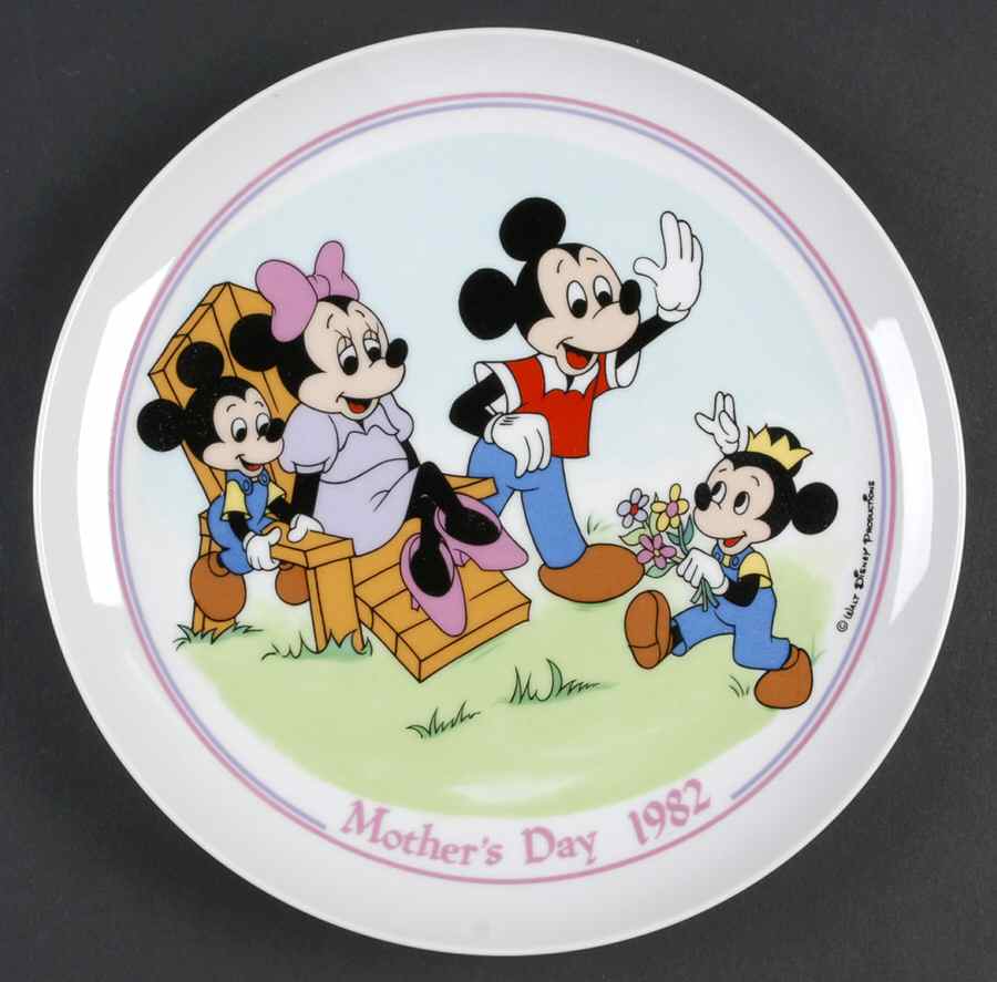 Disney Mothers Day Plate Dream Come True - Boxed by Schmid-1