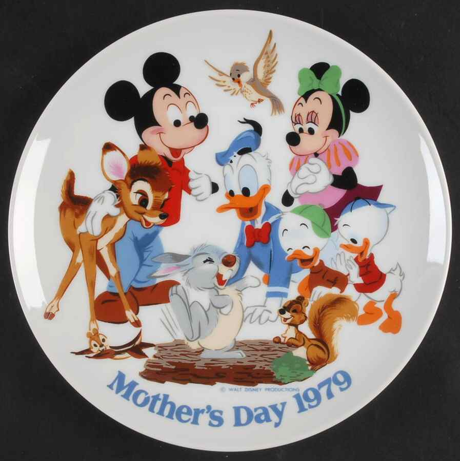 Disney Mothers Day Plate Happy Feet - No Box by Schmid-1