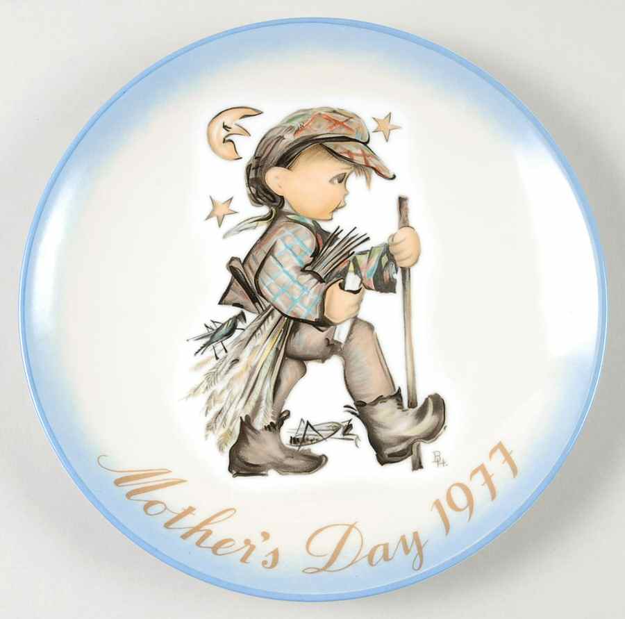 Hummel Mothers Day Plate Moonlight Return - Boxed by Schmid-1