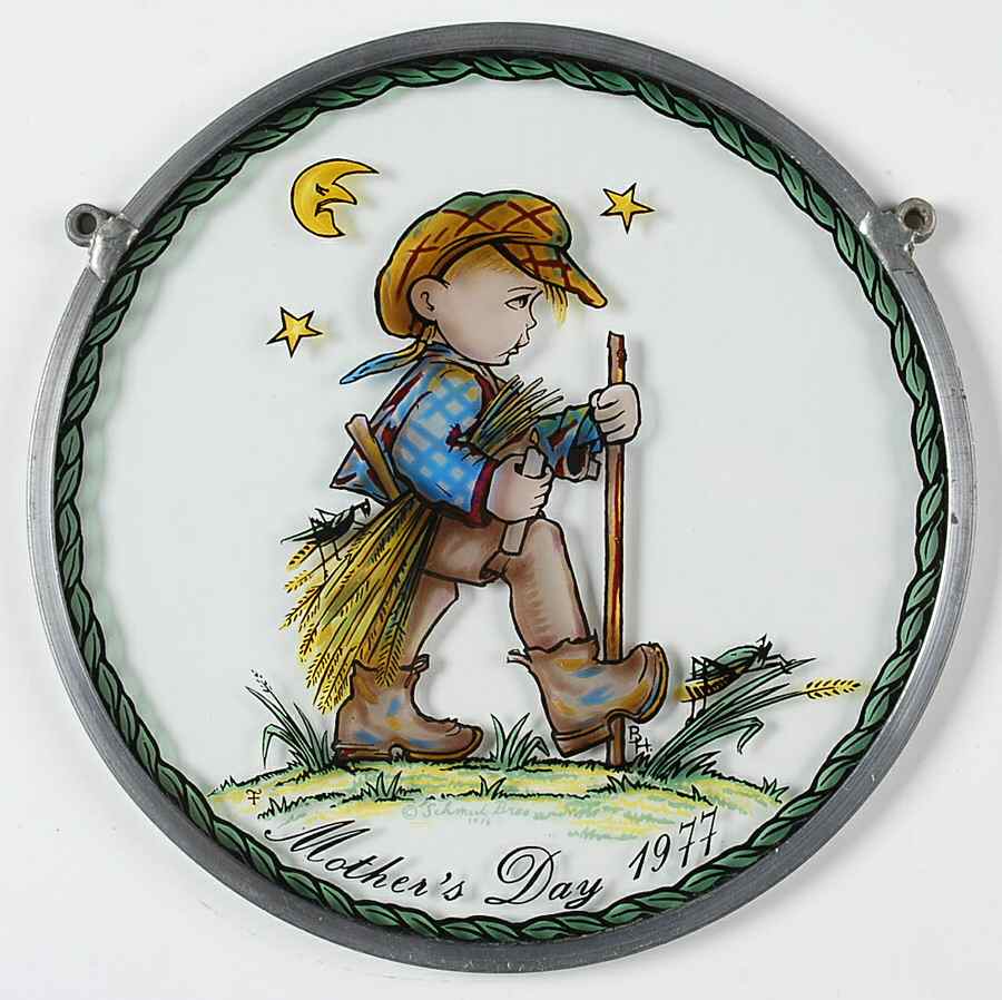 Mother's Day Stained Glass Plaques Moonlight Return - Boxed by Schmid-1