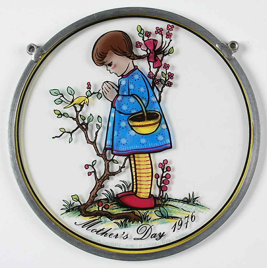 Mother's Day Stained Glass Plaques Devotion For Mother - With Box by Schmid-1