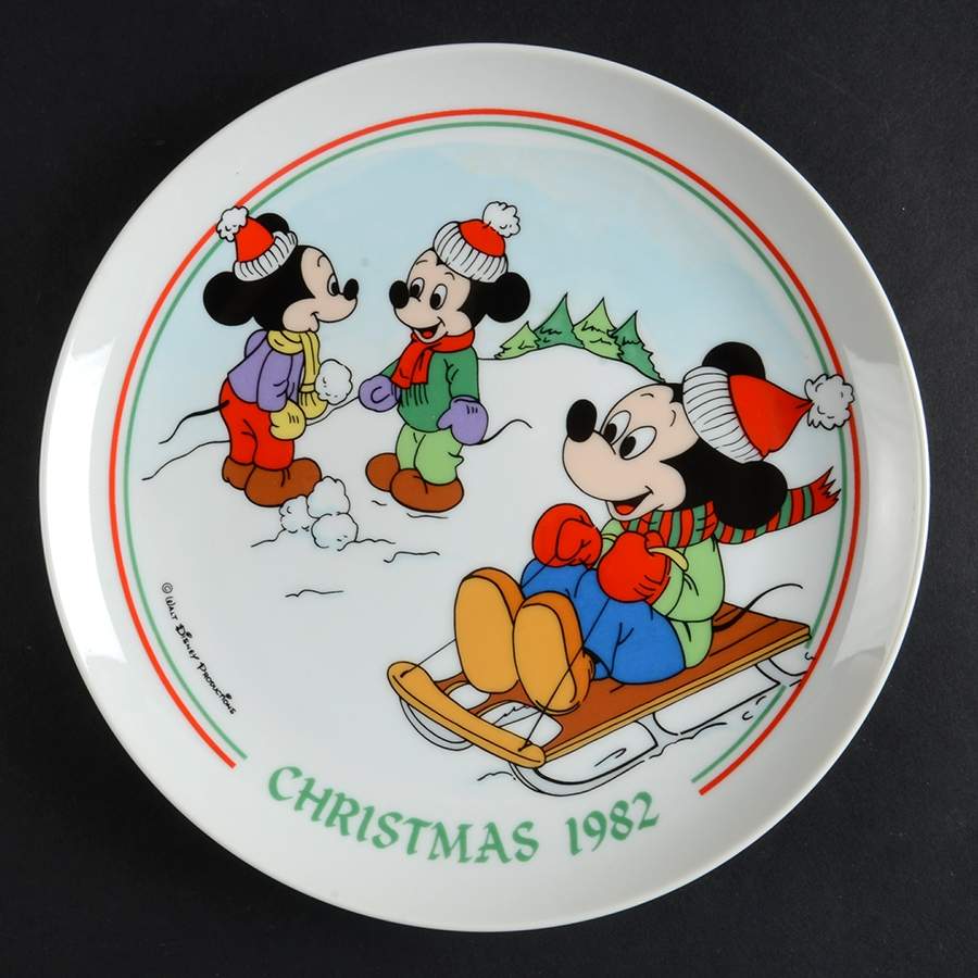 Disney Christmas Plate Winter Games - No Box by Schmid-1