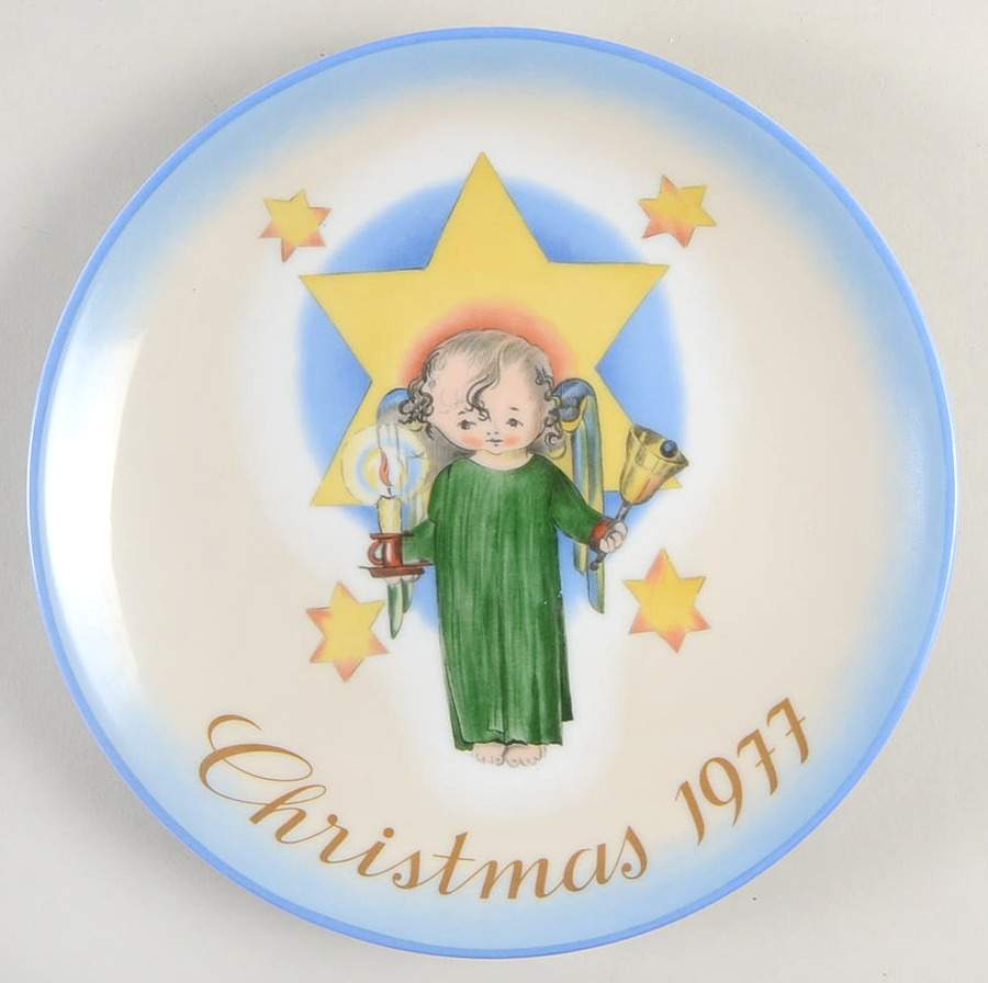 Hummel Christmas Plate Herald Angel - Boxed by Schmid-1