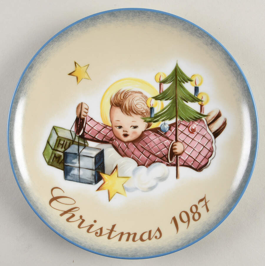 Hummel Christmas Plate Angelic Gifts - No Box by Schmid-1