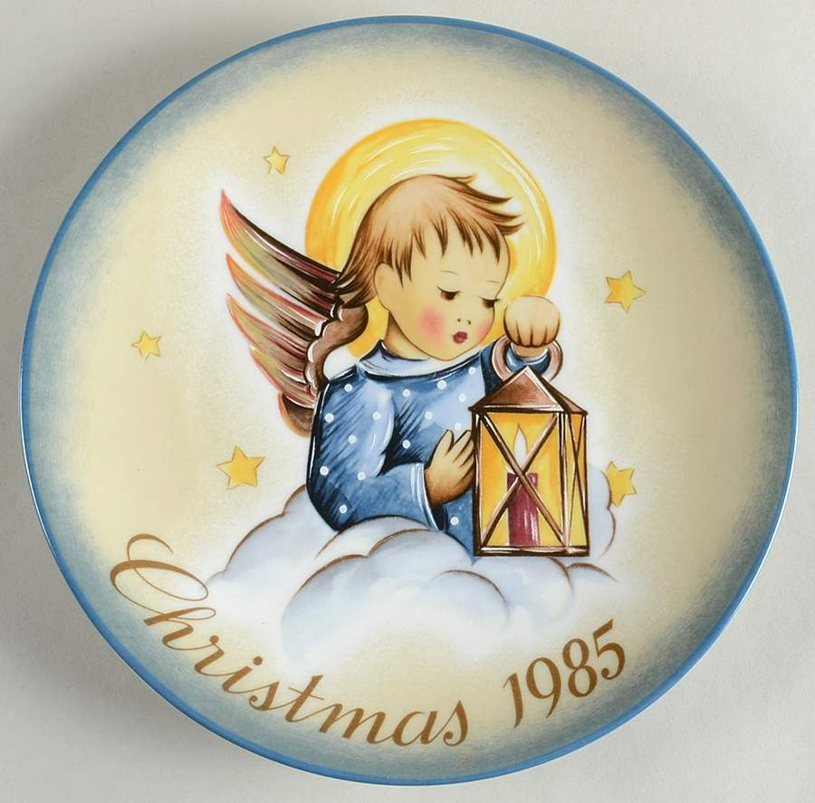 Hummel Christmas Plate Heavenly Light - Boxed by Schmid-1