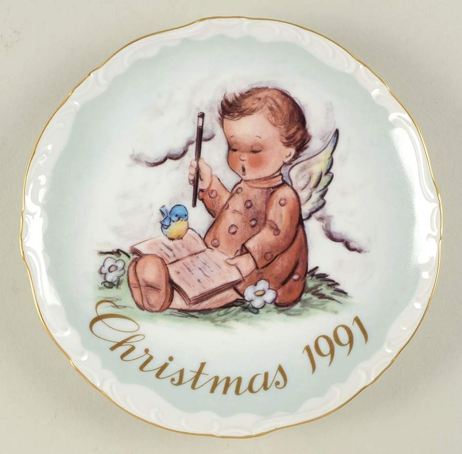 Hummel Christmas Plate Message From Above - Boxed by Schmid-1