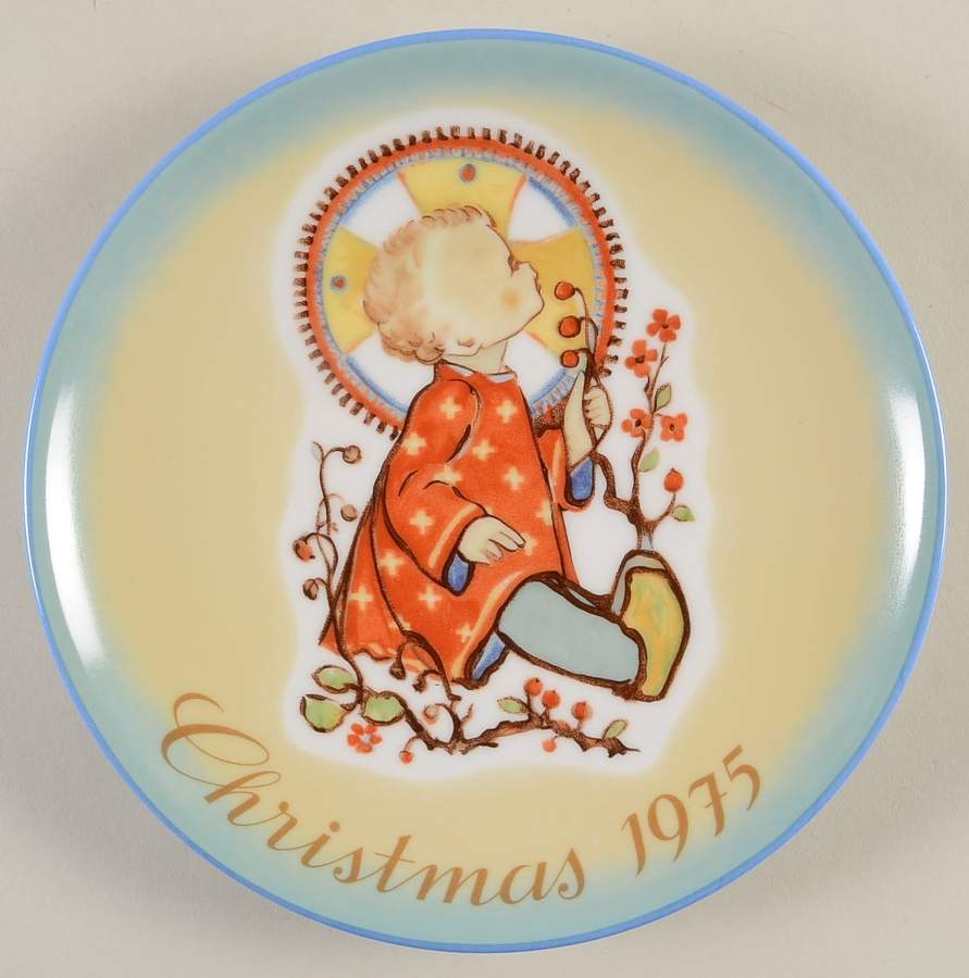 Hummel Christmas Plate Christmas Child - No Box by Schmid-1