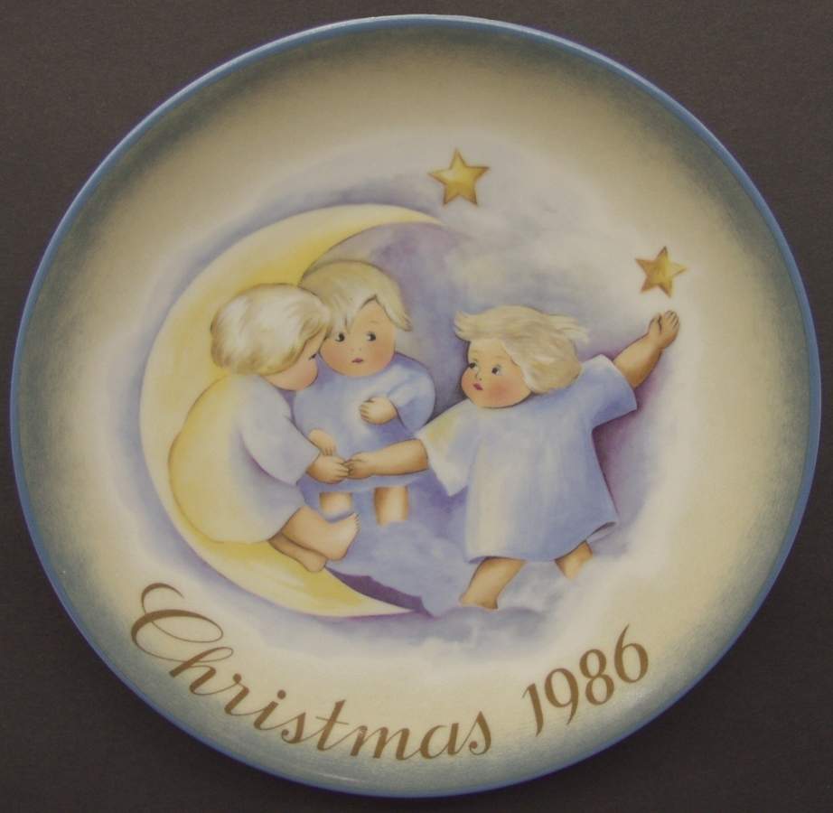 Hummel Christmas Plate Tell The Heavens - No Box by Schmid-1