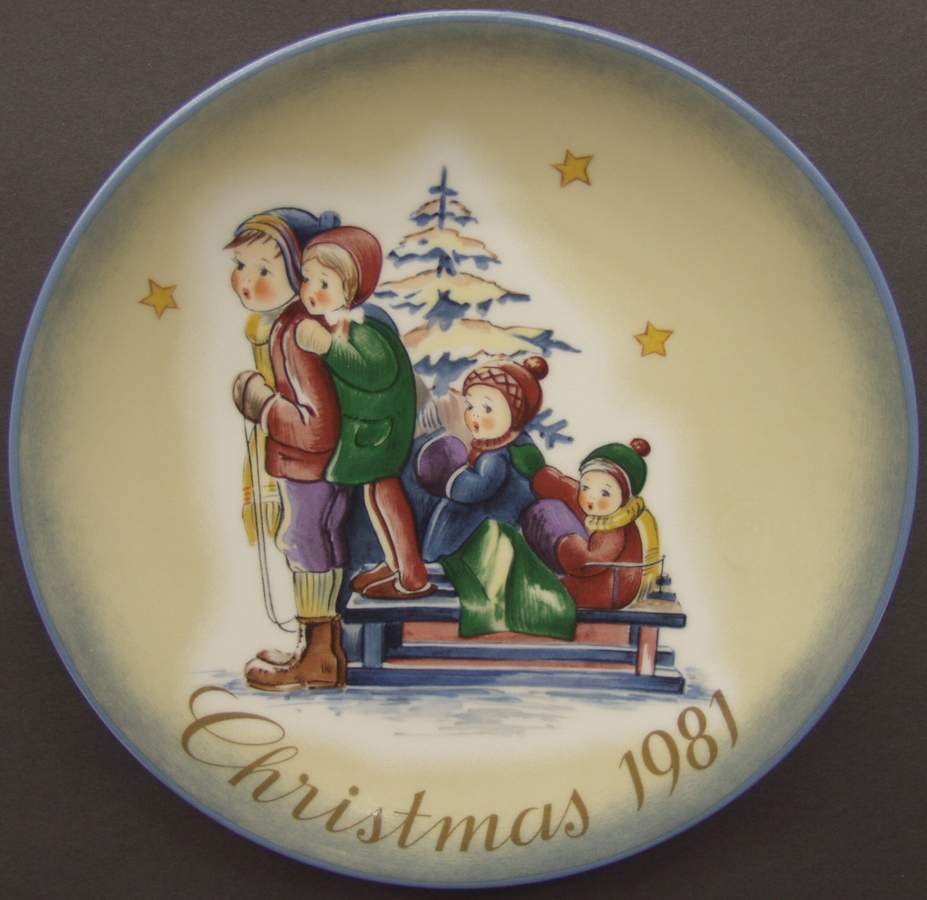 Hummel Christmas Plate A Time To Remember - Boxed by Schmid-1
