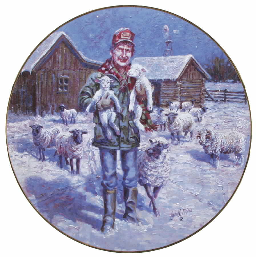 Lowell Davis Country Christmas Born On A Starry Night - No Box by Schmid-1