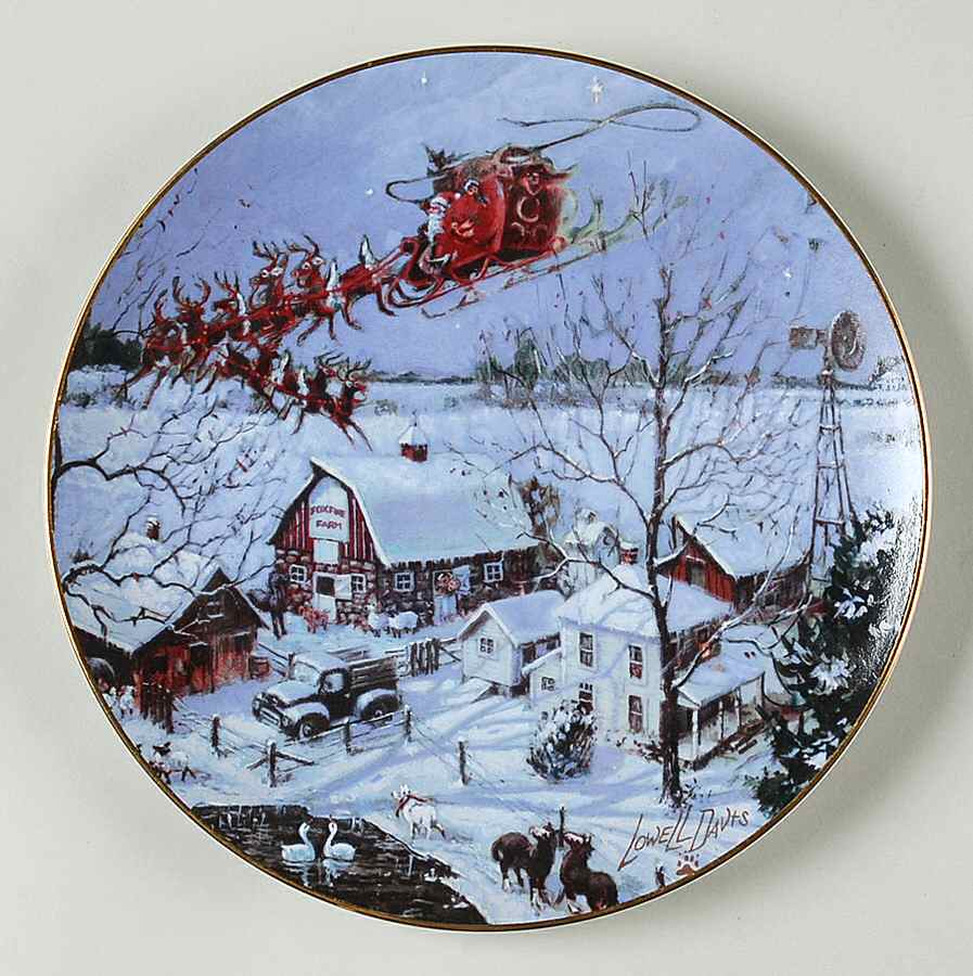 Lowell Davis Country Christmas Christmas At Foxfire Farm - Boxed by Schmid-1