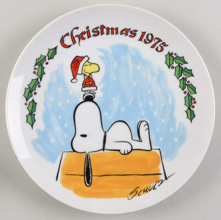 Peanuts Christmas Woodstock, Santa Claus - Boxed by Schmid-1