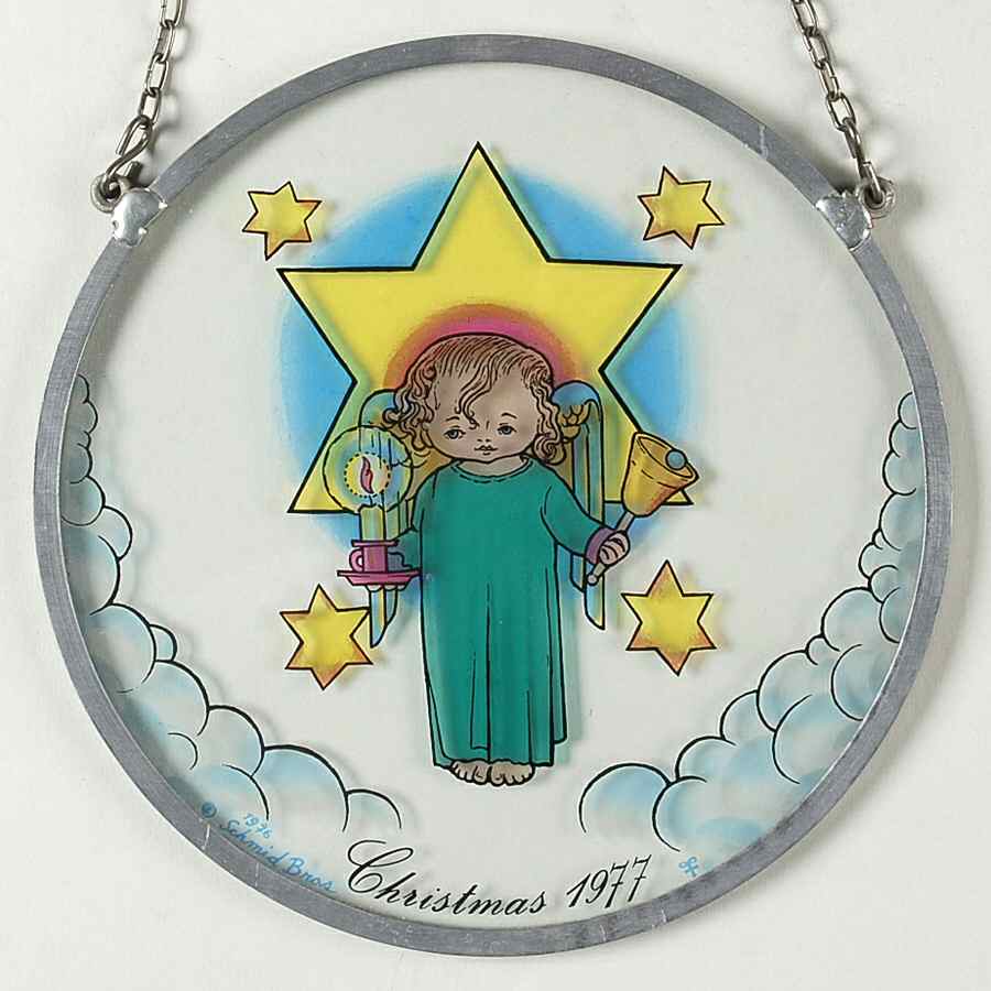 Berta Hummel Stained Glass Herald Angel - No Box by Schmid-1
