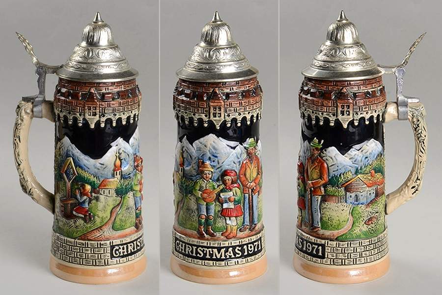 Christmas Stein 1971 - No Box by Schmid-1