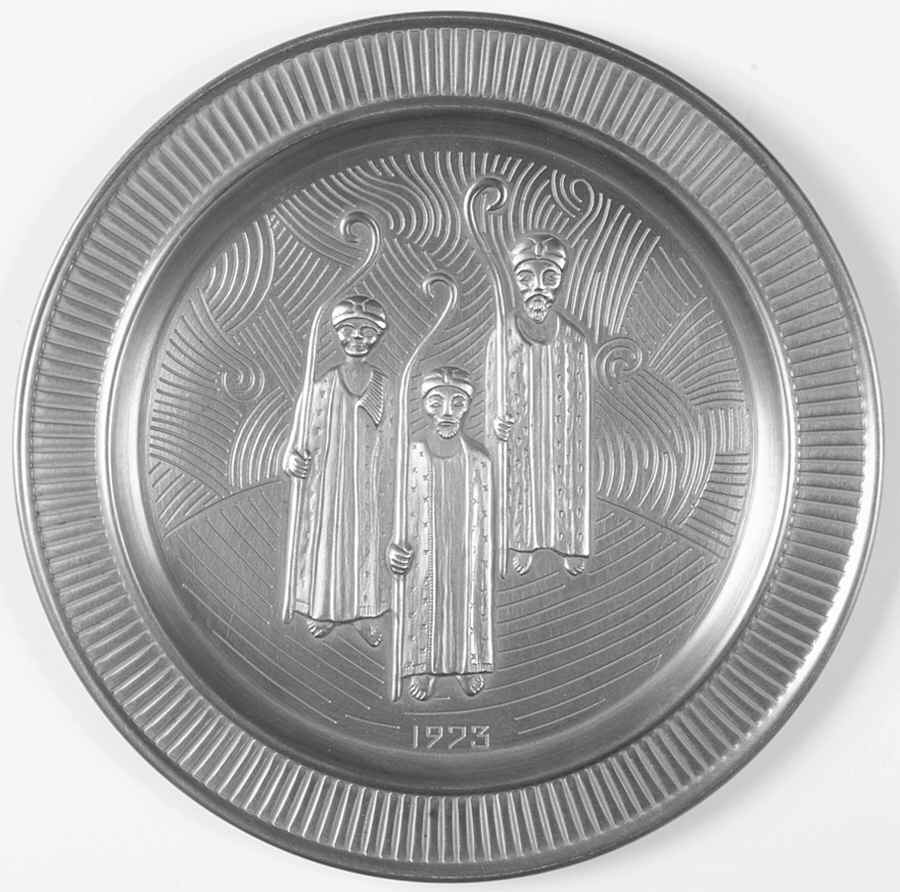 Christmas Plate Three Wise Men - Boxed by Selandia-1