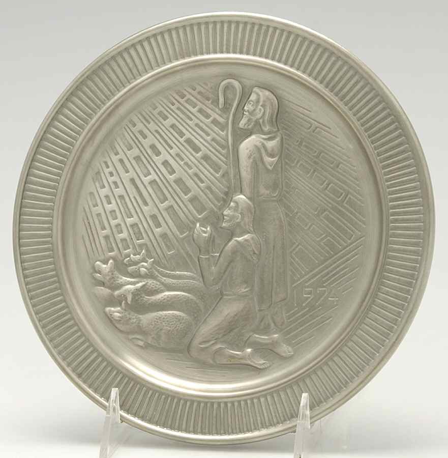 Christmas Plate Shepherds In The Field - Boxed by Selandia-1