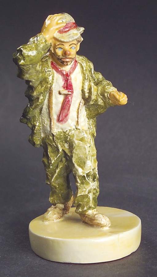 Sebastian Miniature Emmett Kelly Clown - No Box by Sebastian-1