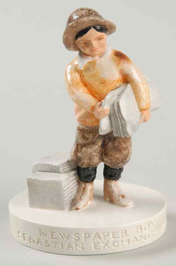 Sebastian Miniature Newspaper Boy-Sebastian Exchange - Boxed by Sebastian-1
