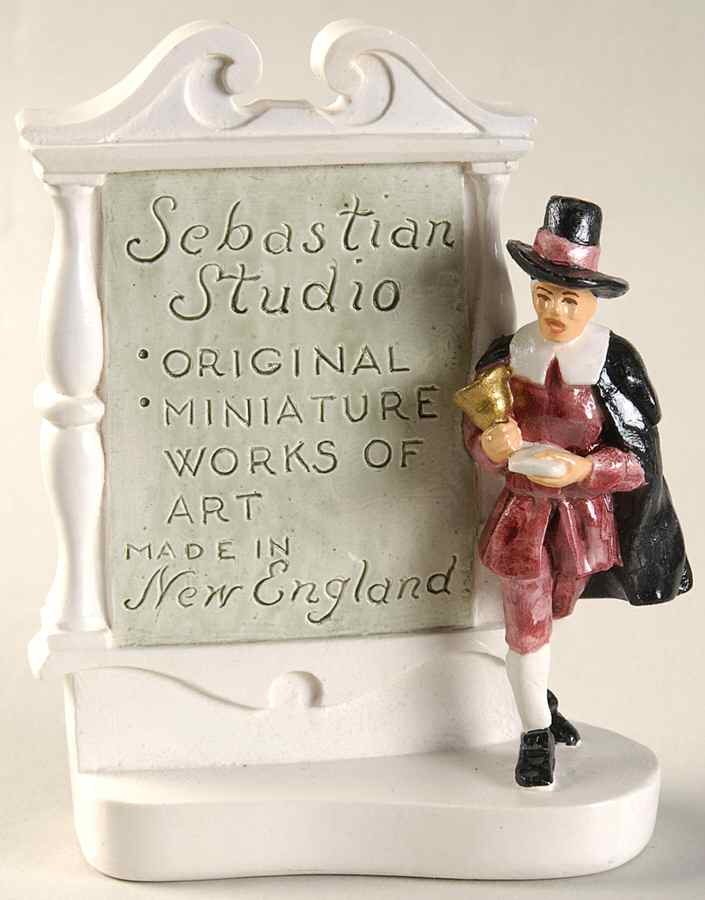 Sebastian Miniature Sebastian Dealer Plaque-New England - Boxed by Sebastian-1