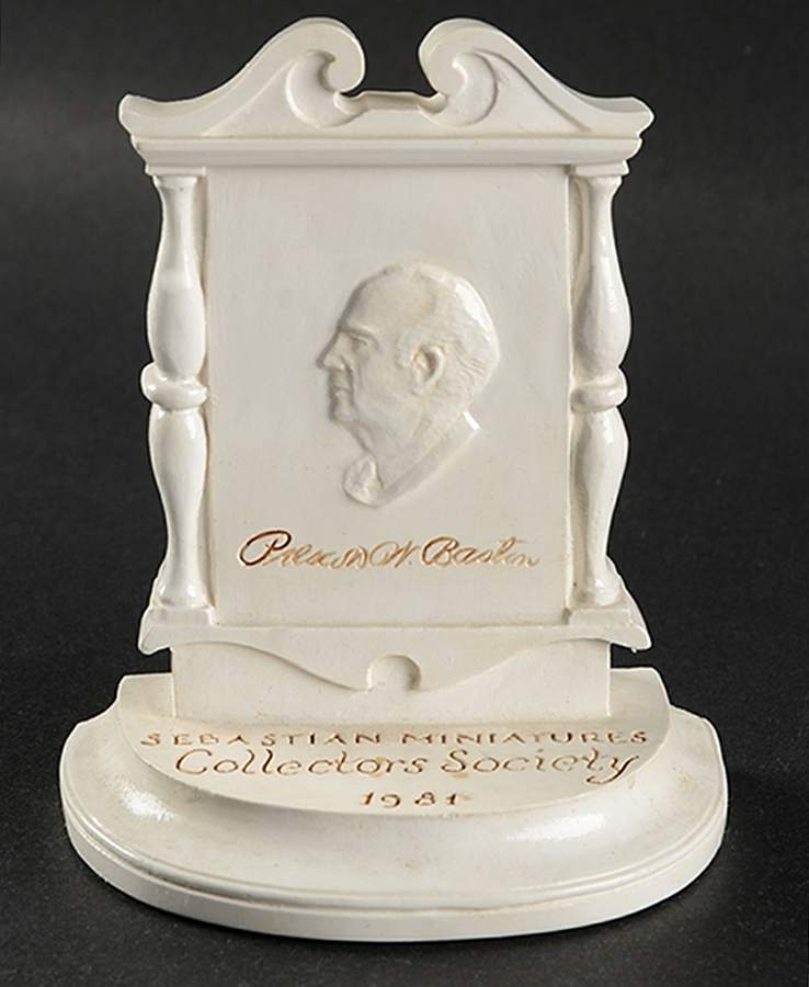 Sebastian Miniature Smc Society Plaque-1981 - No Box by Sebastian-1