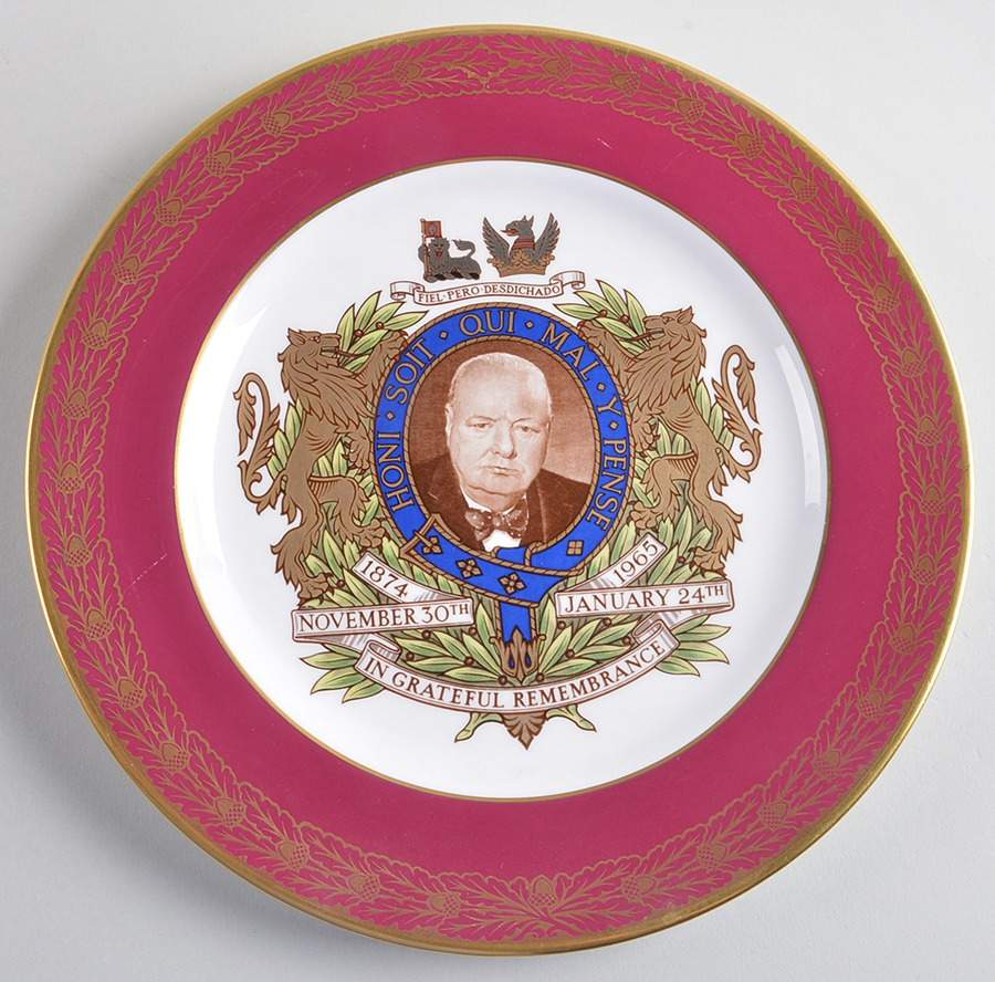 Single Release-Spode The Churchill Plate - Boxed by Spode-1