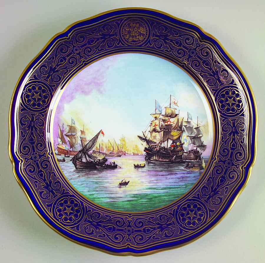 Armada-Limited Edition The Armada Leaving Ferrol - No Box by Spode-1