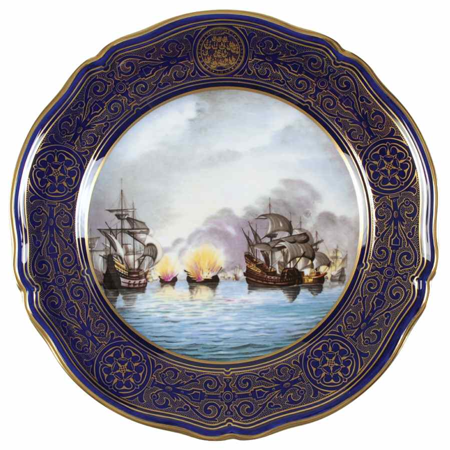 Armada-Limited Edition The Armada Showing The Fireships - No Box by Spode-1