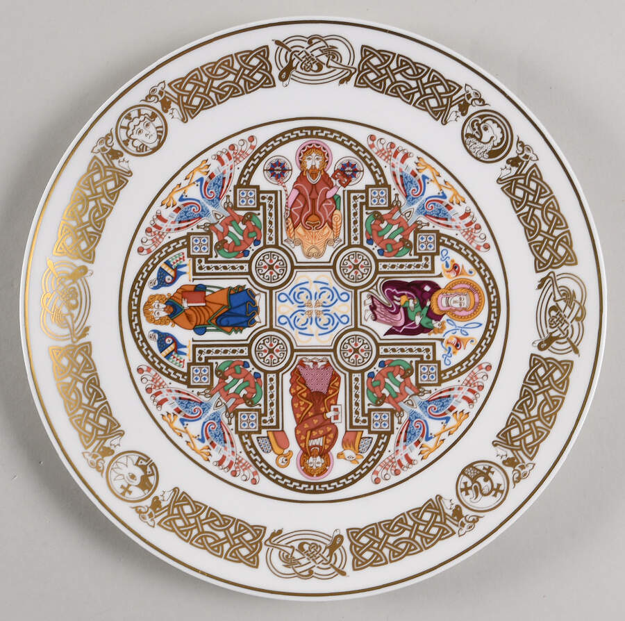 Celtic Book Of Kells-Coupe Shape - No Box by Spode-1