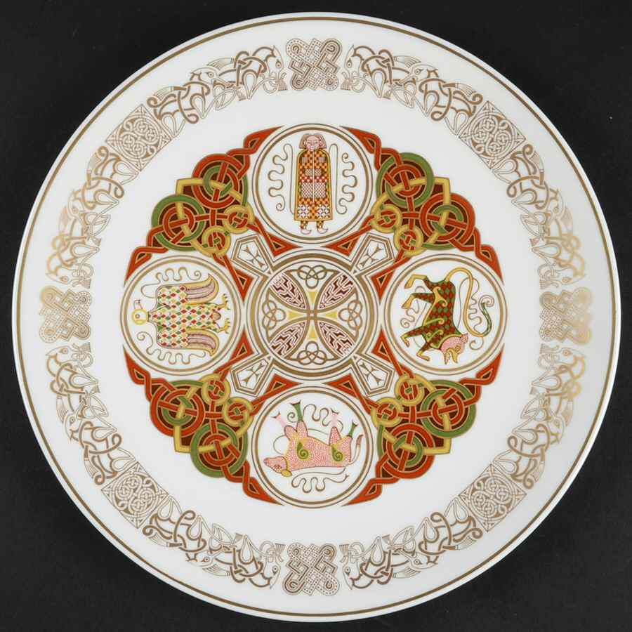Celtic Durrow-Coupe Shape - No Box by Spode-1