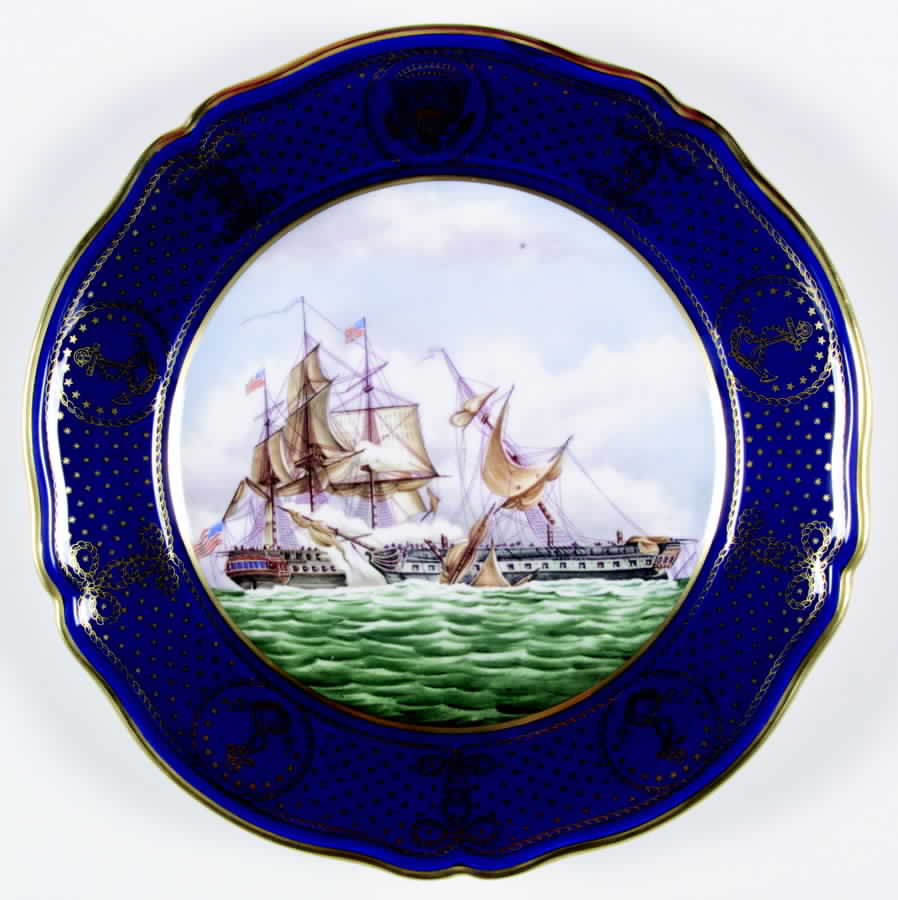 United States Maritime U.S.S. Constitution And Hms Guerriere - No Box by Spode-1