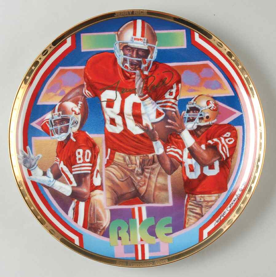 NFL Superstars-Gold Edition Jerry Rice - Boxed by Sports Impressions-1