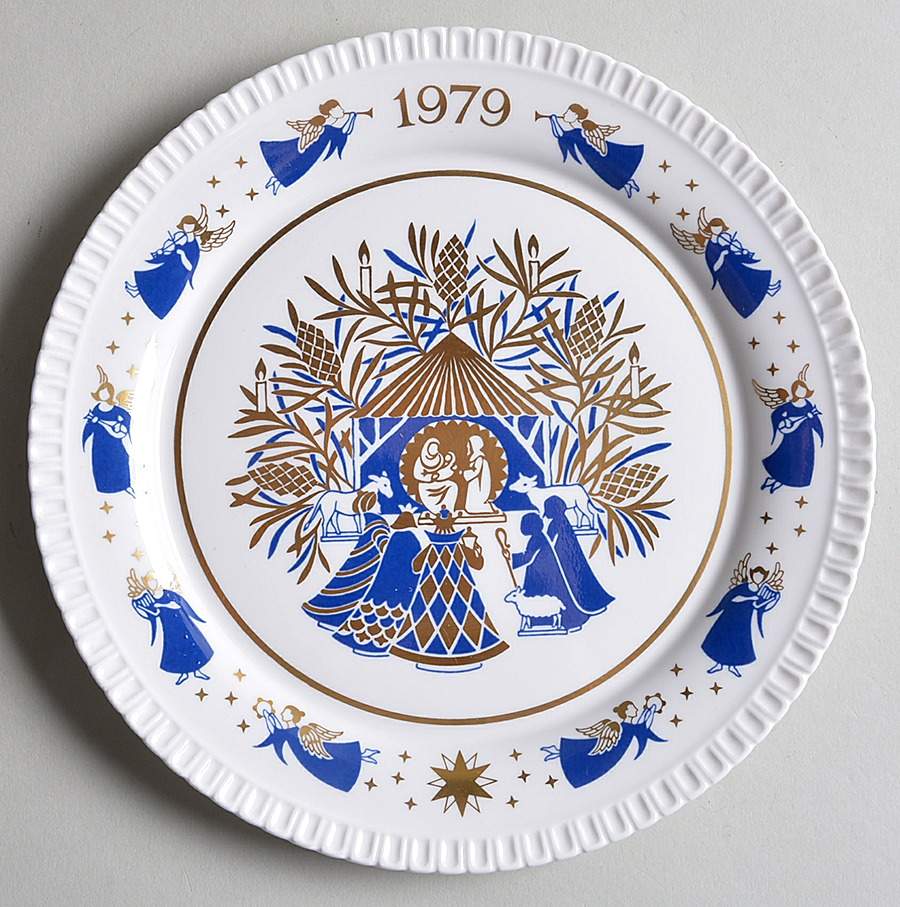 Spode Christmas Plate Away In A Manager - Boxed by Spode-1