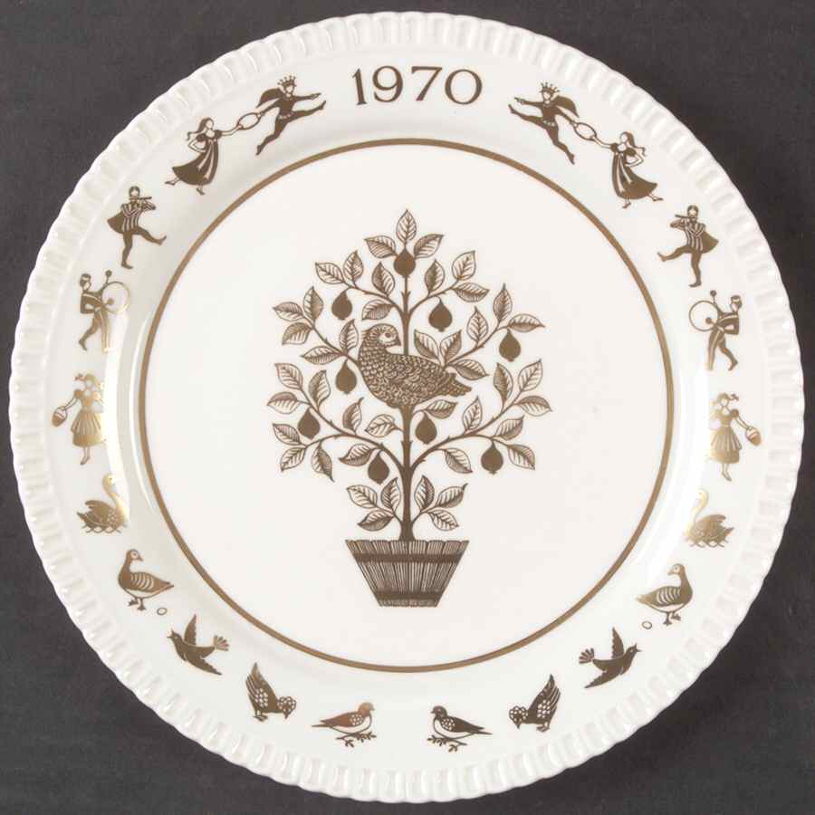 Spode Christmas Plate Partridge - No Box by Spode-1
