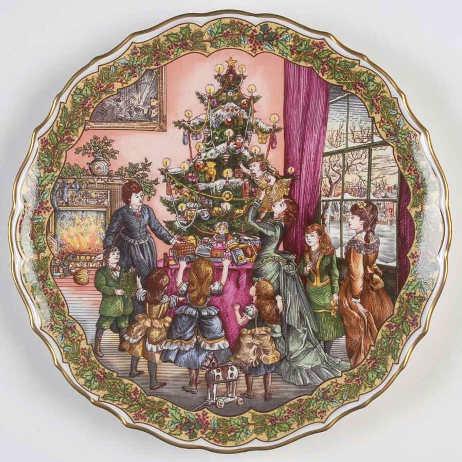 Victorian Christmas Decorating The Tree - No Box by Spode-1