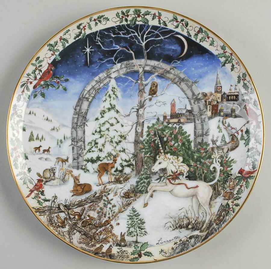 Unicorn of the Four Seasons Unicorn In Winter - With Box by Stratford-1