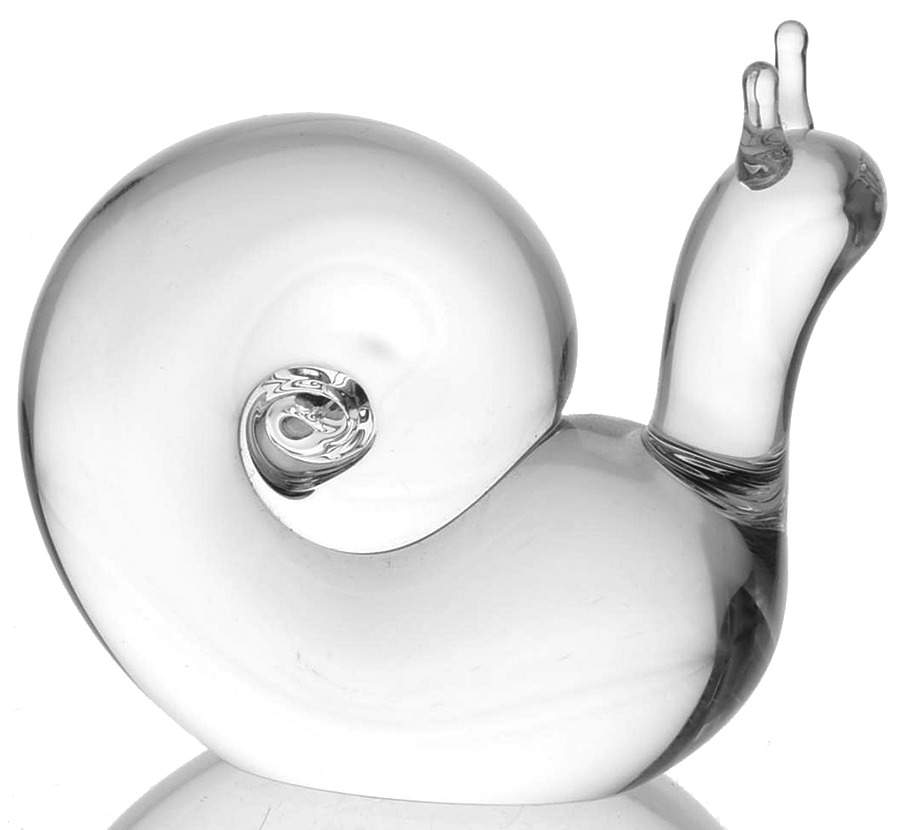 Steuben Figurines & Giftware Snail - Boxed by Steuben-1