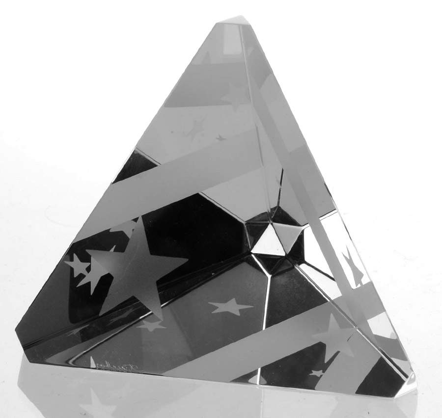 Steuben Figurines & Giftware Old Glory-Tetrahedron - With Box Bx775 by Steuben-1