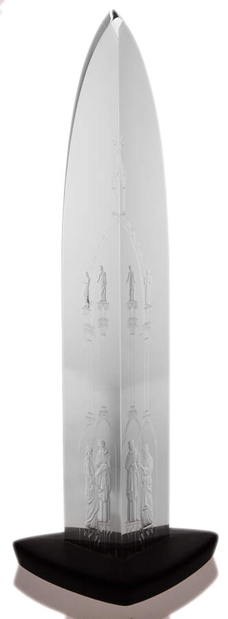 Steuben Figurines & Giftware Cathedral Sculpture - With Box by Steuben-1